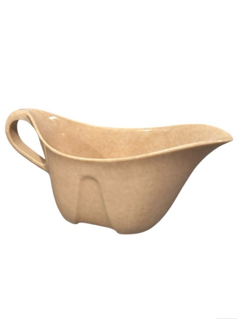 BRANCHELL Vintage Melmac Gravy Boat 1950’s Peach Beige VGC